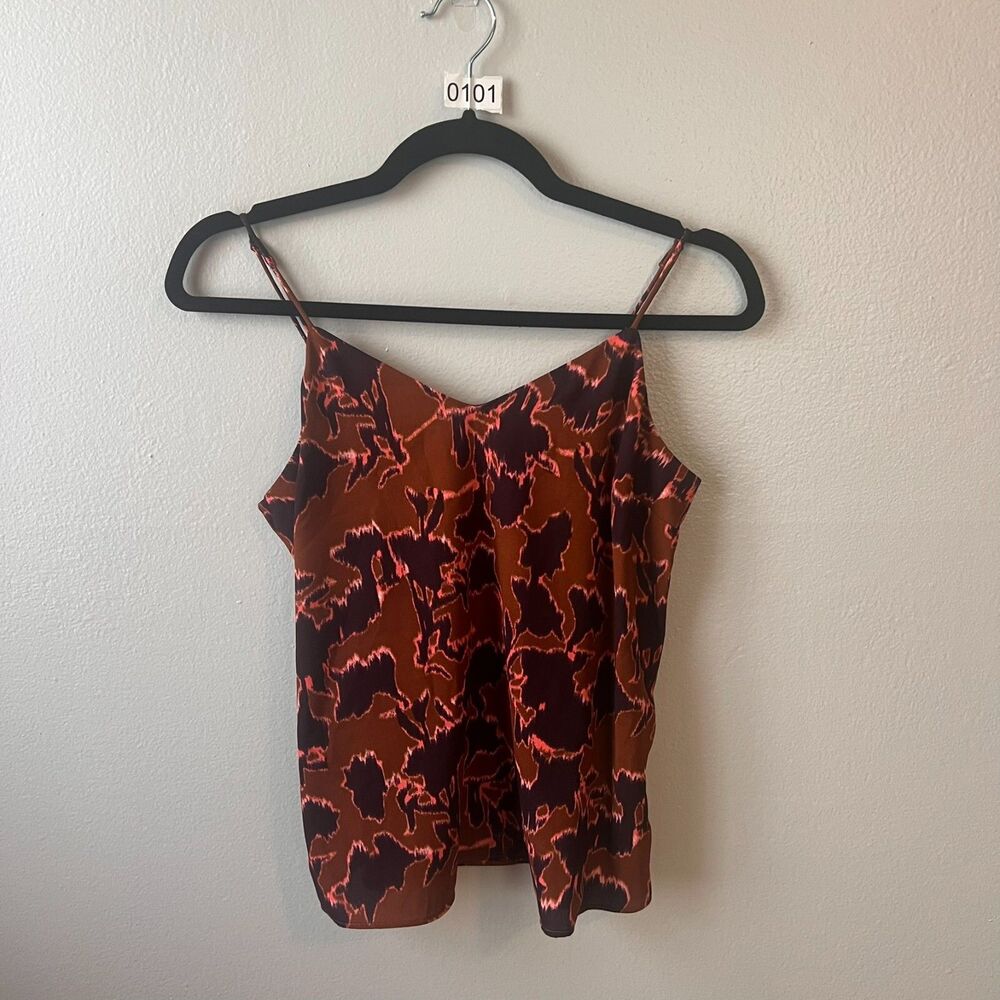 Nine West Printed Tank Top XS Flowy Women's Blouse
